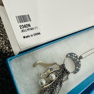 Touchstone Crystal by Swarovski Jellyfish Pendant